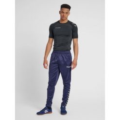 Spodnie Hummel hmlAUTHENTIC Training. Niebieskie spodnie sportowe męskie Hummel, xl, bez wzorów, z dresówki, do piłki nożnej. W wyprzedaży za 153.00 zł.