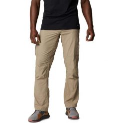 Spodnie trekkingowe Columbia Silver Ridge II Cargo. Brązowe spodnie sportowe męskie Columbia, bez wzorów, z nylonu, trekkingowe. Za 172.70 zł.