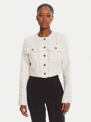 Guess Kurtka przejściowa W5YN44 WHDB2 Biały Regular Fit. Białe kurtki damskie Guess, m, z aplikacjami, z syntetyku, bez kaptura. Za 419.99 zł.