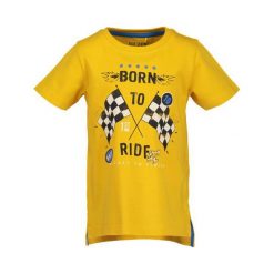Blue Seven Koszulka Chłopięca Z Nadrukiem 104 Żółta. Niebieskie t-shirty dla chłopców Blue Seven, bez wzorów, z bawełny, bez ramiączek. Za 39.00 zł.