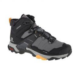Buty trekkingowe męskie Salomon X Ultra 4 Mid Winter TS. Szare trekkingi męskie Salomon, za kostkę, outdoorowe. Za 790.30 zł.