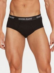 Guess Jeans Komplet 3 par slipów M4BZ43 K6YW1 Czarny. Czarne slipki męskie Guess Jeans, l, z aplikacjami, z bawełny. Za 149.99 zł.