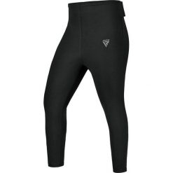 Legginsy damskie RDX Sauna Sweat. Czarne legginsy damskie RDX SPORTS, bez wzorów. Za 179.99 zł.