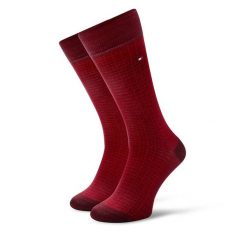 Skarpety długie Tommy Hilfiger. Czerwone skarpety męskie Tommy Hilfiger, bez wzorów. Za 59.99 zł.