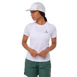 Damski T-shirt Chłodzący z Ochroną UV JadeCool. Białe koszulki sportowe damskie G-HEAT, bez wzorów, sportowe, bez kołnierzyka. Za 153.30 zł.