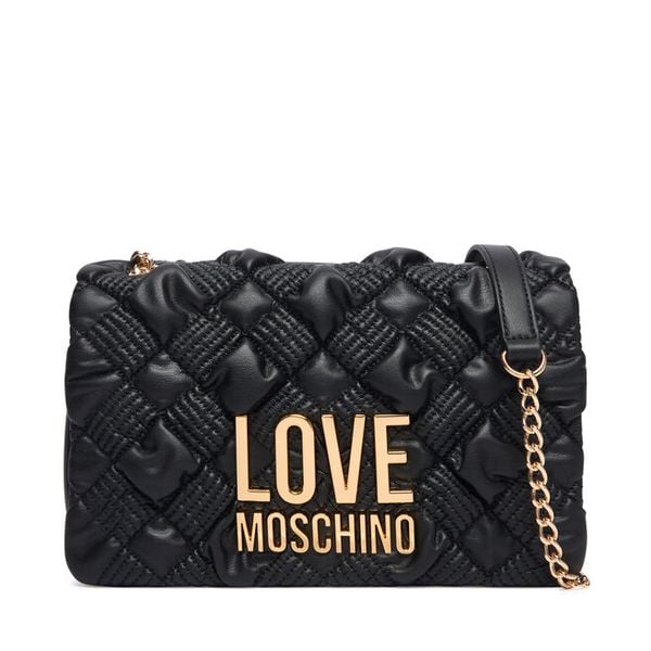Torebka LOVE MOSCHINO. Czarne torebki do ręki damskie Love Moschino, bez wzorów, klasyczne, bez dodatków. Za 938.99 zł.