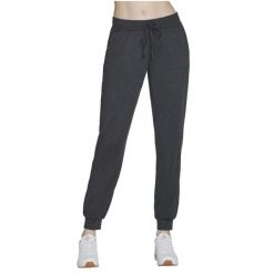 Spodnie sportowe damskie Go Dri Swift Jogger Pant. Szare obuwie sportowe damskie Skechers, xl, bez wzorów, z elastanu, na fitness i siłownię. Za 199.99 zł.