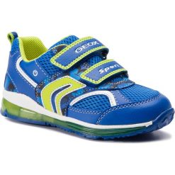 Sneakersy GEOX - B Todo B. A B9284A 0BC14 C4344 M Royal/Lime. Niebieskie półbuty chłopięce Geox, bez wzorów, z materiału, bez zapięcia. W wyprzedaży za 169.00 zł.