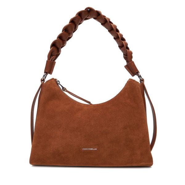 Torebka Coccinelle. Brązowe torebki do ręki damskie Coccinelle, bez wzorów, klasyczne, bez dodatków. Za 1,599.00 zł.