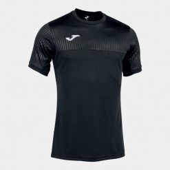 Koszulka do tenisa męska Joma Montreal. Czarne koszulki sportowe męskie Joma, l, bez wzorów, bez kołnierzyka, bez ramiączek, do piłki nożnej. Za 110.00 zł.