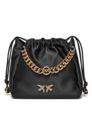 Pinko Torebka Atalanta Pouch . AI 24-25 PLTT 103534 A1WB Czarny. Czarne torebki do ręki damskie Pinko, bez wzorów, z materiału, wizytowe, bez dodatków. Za 789.99 zł.