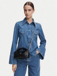 Guess Torebka Jewels Mini HWKG22 48740 Czarny. Czarne torebki do ręki damskie Guess, z aplikacjami, wizytowe, bez dodatków. Za 544.99 zł.