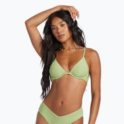 Góra od stroju kąpielowego Billabong Tanlines Reese Underwire. Zielone bikini damskie Billabong, m, bez wzorów. Za 99.99 zł.