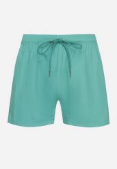 Zielone Szorty Ozdobione Napisami Liravire. Zielone krótkie spodenki sportowe męskie Born2be, l, bez wzorów. Za 39.99 zł.