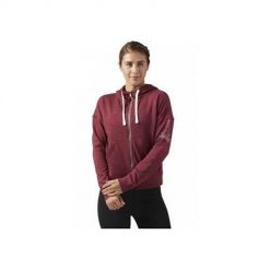 Bluza sportowa damska Reebok Elements Full Zip. Czerwone bluzy damskie Reebok, xs, bez wzorów, z kapturem. Za 357.00 zł.