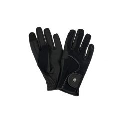 Siatkowe rękawiczki jeździeckie Catago FIR-Tech. Czarne rękawiczki dziecięce CATAGO, bez wzorów. Za 228.50 zł.