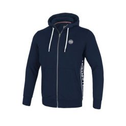 Bluza męska Pitbull rozpinana z kapturem French Terry Reno. Czarne bluzy męskie PITBULL, m, bez wzorów, z kapturem, na fitness i siłownię. Za 269.00 zł.