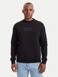 KARL LAGERFELD Bluza 705074 564953 Czarny Regular Fit. Czarne bluzy męskie KARL LAGERFELD, m, bez wzorów, z bawełny, bez kaptura. Za 699.99 zł.