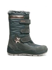 Primigi Kozaki GORE-TEX 4883055 D Szary. Szare buty zimowe dziewczęce Primigi, bez wzorów, z gore-texu, bez zapięcia. Za 499.99 zł.