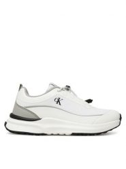 Calvin Klein Sneakersy Low Cut Lace-Up Sneaker V3X9-83171-1844 D Biały. Białe buty sportowe chłopięce Calvin Klein, bez wzorów, z materiału, bez zapięcia. Za 309.99 zł.