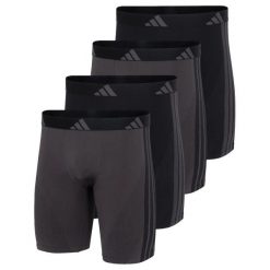 Bokserki Active Micro Stretch 4 pak. Bokserki męskie Adidas, m, bez wzorów, z materiału. Za 351.00 zł.