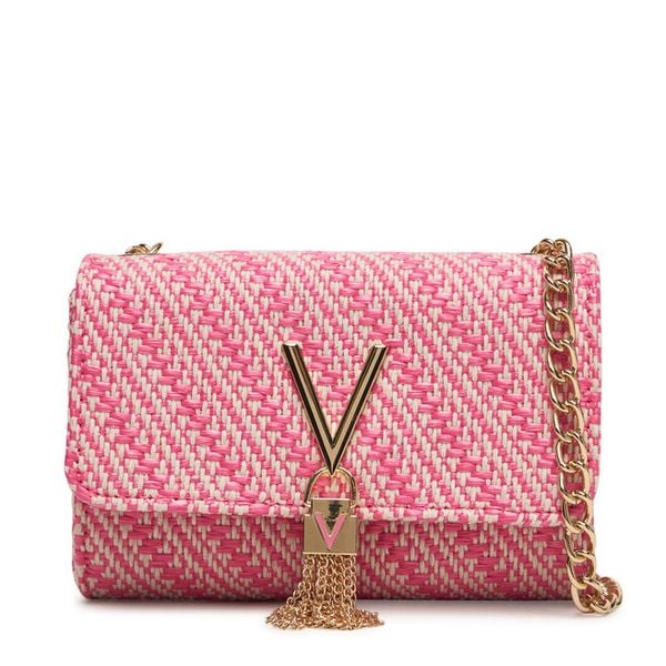 Torebka Valentino. Czerwone torebki do ręki damskie Valentino, bez wzorów, wizytowe, bez dodatków. Za 339.99 zł.