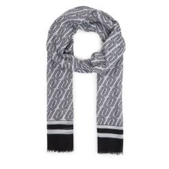 Szal Liu Jo. Czarne szaliki i chusty damskie Liu Jo, bez wzorów. Za 169.99 zł.