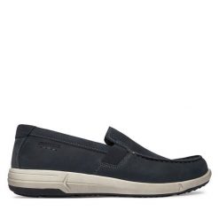 Półbuty Josef Seibel. Niebieskie półbuty na co dzień męskie Josef Seibel, bez zapięcia. Za 449.99 zł.