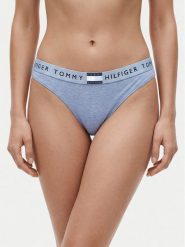 Tommy Hilfiger Figi klasyczne UW0UW06038 Niebieski jasny. Niebieskie figi damskie Tommy Hilfiger, xs, bez wzorów, z bawełny. Za 99.99 zł.
