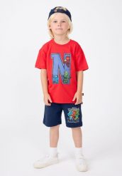 Koszulka Chłopięca LEGO Ninjago Taj303 Czerwona. Czerwone t-shirty dla chłopców LEGO, bez wzorów, z bawełny, bez ramiączek. Za 63.99 zł.