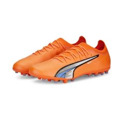 Korki Sportowe Męskie Puma Ultra Ultimate Mg. Białe buty sportowe męskie Puma, bez zapięcia, do piłki nożnej. W wyprzedaży za 502.75 zł.