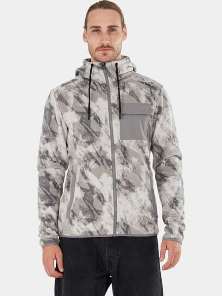 Bluza Polarowa Męska Fundango Nestor. Szare bluzy męskie Fundango, m, bez wzorów, z materiału, z kapturem. Za 179.00 zł.