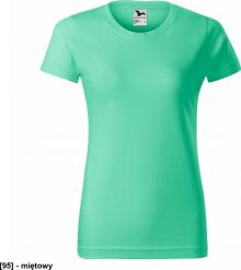 MALFINI Basic 134 - ADLER - Koszulka damska, 160 g/m - miętowy S. Zielone t-shirty damskie Malfini, m, bez wzorów, bez kołnierzyka. Za 22.14 zł.