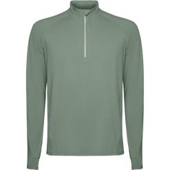 Bluza Męska Krótki Suwak Z Długim Rękawem Estambul. Zielone bluzy męskie ROLY, m, bez wzorów, bez kaptura. Za 86.99 zł.