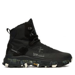 Trzewiki Premiata. Czarne botki męskie Premiata, bez wzorów, bez zapięcia. Za 1,959.00 zł.