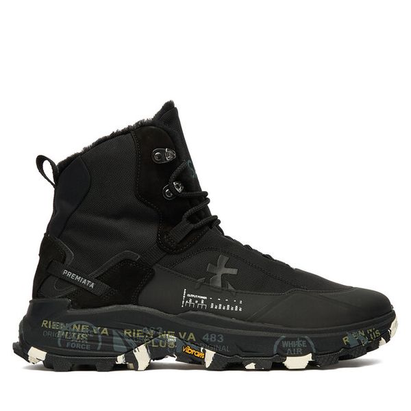 Trzewiki Premiata. Czarne botki męskie Premiata, bez wzorów, bez zapięcia. Za 1,959.00 zł.