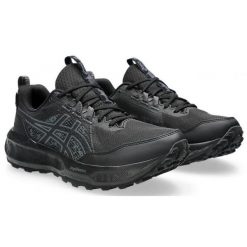 Buty do biegania ASICS Gel Sonoma 8 GTX. Czarne obuwie sportowe damskie Asics, bez wzorów, z gumy, do biegania. Za 479.99 zł.