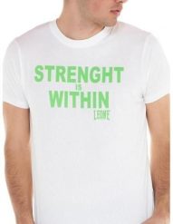 Koszulka sportowa męska Fuo. Żółte koszulki sportowe męskie LEONE 1947 APPAREL, m, bez wzorów, z bawełny, bez kołnierzyka, bez ramiączek, na fitness i siłownię. Za 84.16 zł.
