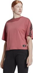 Adidas Koszulka adidas FI 3 Stripes Tee HK0494. T-shirty damskie Adidas, bez wzorów, bez kołnierzyka. Za 99.59 zł.