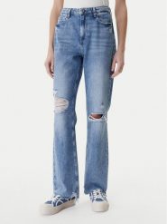 Guess Jeansy W6RA33 D3Y0U Niebieski Straight Fit. Niebieskie jeansy damskie Guess. Za 619.99 zł.