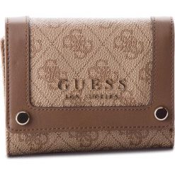 Duży Portfel Damski GUESS - Florence Slg SWSG69 91430 BRO. Brązowe portfele damskie Guess, ze skóry ekologicznej. Za 259.00 zł.