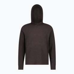 Sweter Royal Robbins Rockcraft Wool Hoodie. Brązowe swetry przez głowę męskie ROYAL ROBBINS, na zimę, bez wzorów, bez kołnierzyka. Za 549.99 zł.
