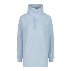 Bluza damska CMP. Niebieskie bluzy sportowe damskie CMP, bez wzorów, bez kaptura. Za 248.90 zł.