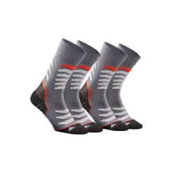 Skarpety SH920 WARM MID. Szare skarpety męskie QUECHUA. Za 109.99 zł.