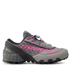 Buty do biegania Dynafit. Szare obuwie sportowe damskie Dynafit, bez wzorów, z gore-texu, do biegania. Za 579.99 zł.