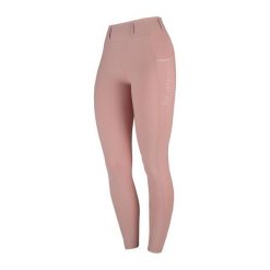 Damskie legginsy jeździeckie EQPRO Perfection EP. Czerwone legginsy sportowe damskie Horka, bez wzorów, z materiału, długie, na fitness i siłownię. Za 385.50 zł.
