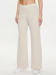 Pangaia Spodnie dzianinowe Recycled Cashmere Beżowy Regular Fit. Brązowe spodnie materiałowe damskie Pangaia, l, bez wzorów, z dzianiny. Za 739.99 zł.