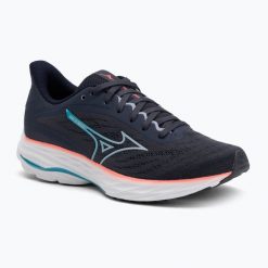 Buty do biegania damskie Mizuno Wave Ultima 16. Szare obuwie sportowe damskie Mizuno, bez wzorów, z materiału, do biegania, mizuno wave. Za 399.99 zł.