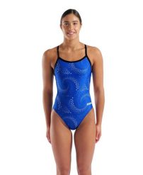 Strój Kąpielowy Damski Arena Firefloswimsuit Challeng. Czarne kostiumy jednoczęściowe damskie Arena, bez wzorów, z materiału, eleganckie, na fitness i siłownię. Za 179.99 zł.