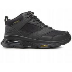 Buty trekkingowe męskie SKECHERS BULLDOZER wodoodporne. Czarne trekkingi męskie Skechers. Za 399.00 zł.